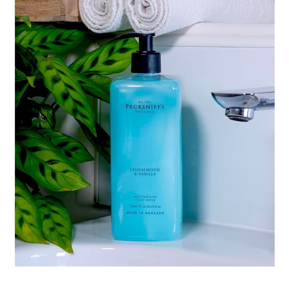Pecksniff's SANDALWOOD VANILLA Moisturizing Hand Wash Soap 750ml (1)